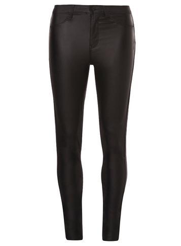 Dorothy Perkins *tall Black Coated 'frankie' Super Skinny Jeans