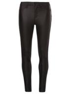 Dorothy Perkins *tall Black Coated 'frankie' Super Skinny Jeans