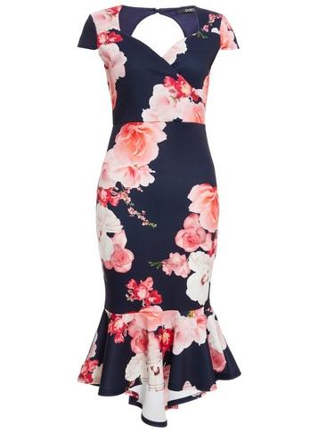 Quiz *fishtail Midi Dress