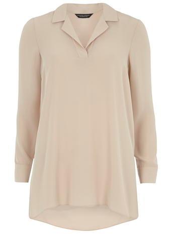 Dorothy Perkins Stone Long Line Shirt