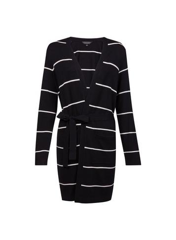 Dorothy Perkins Black Striped Cardigan