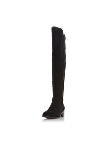 Dorothy Perkins *head Over Heels By Dune 'tillie' Black Mid Heel Boots