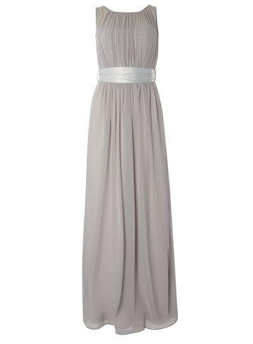 Dorothy Perkins *showcase Petite Grey 'natalie' Maxi Dress