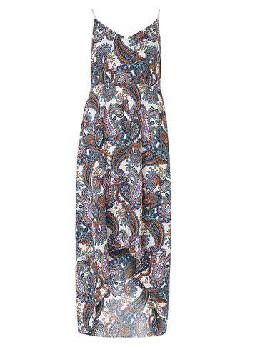 Dorothy Perkins *mela White Paisley Print Maxi Dress