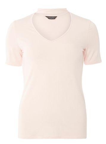 Dorothy Perkins Nude Choker T-shirt