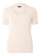 Dorothy Perkins Nude Choker T-shirt