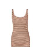 Dorothy Perkins Gold Metallic Striped Vest