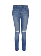 Dorothy Perkins Petite Blue Light Wash 'alex' Jeans