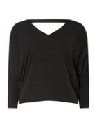 Dorothy Perkins Petite Silver Sparkle Batwing Top