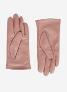 Dorothy Perkins Blush Button Frill Leather Gloves