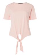 Dorothy Perkins Pink Tie Front T-shirt