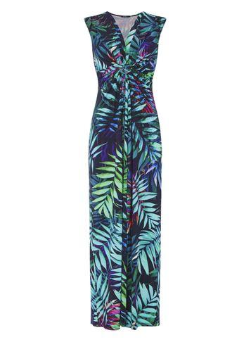 Dorothy Perkins *roman Originals Multicolour Tropical Print Maxi Dress