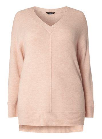 Dorothy Perkins Dp Curve Pink V-neck Jumper