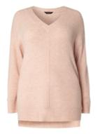 Dorothy Perkins Dp Curve Pink V-neck Jumper