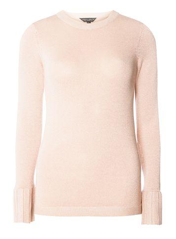 Dorothy Perkins Nude Pleated Cuff Jumper