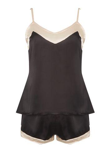 Dorothy Perkins Black Contrast Camisole Set