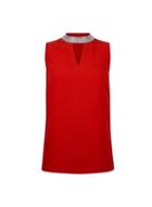 Dorothy Perkins Red Embellished Neck Top