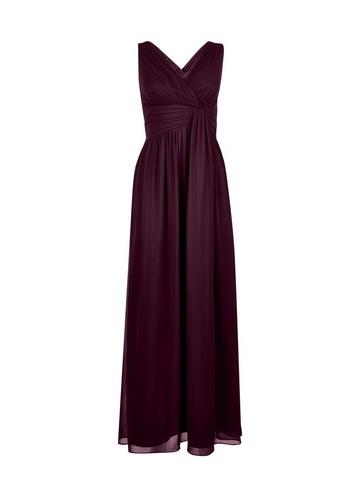 *showcase Oxblood Darcy Drape Maxi Dress