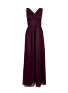 *showcase Oxblood Darcy Drape Maxi Dress