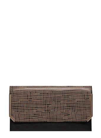Dorothy Perkins Grid Angle Bar Clutch Bag