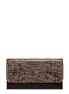 Dorothy Perkins Grid Angle Bar Clutch Bag