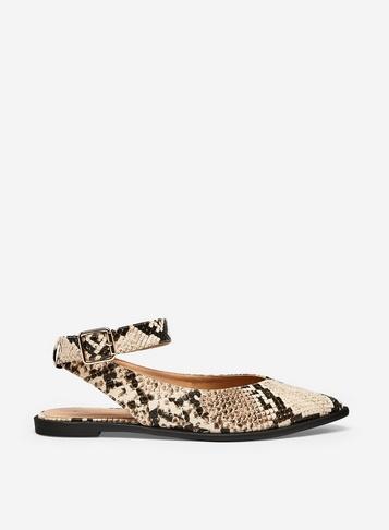 Dorothy Perkins Snake Print Pepper Pumps