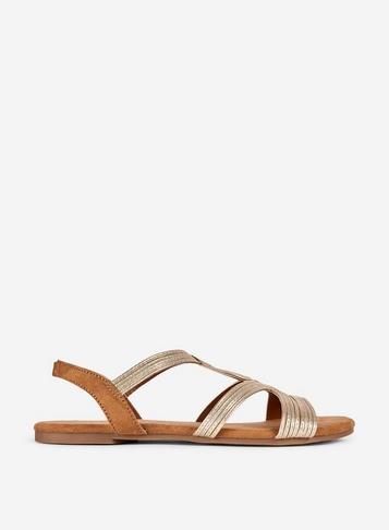 Dorothy Perkins Gold Goddess Gladiator Sandals