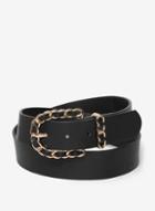 Dorothy Perkins Black Chain Buckle Jeans Belt