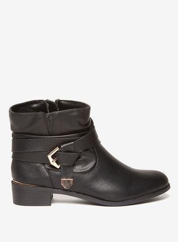 Dorothy Perkins Widefit Black 'mylie' Boot