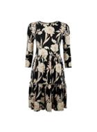 Dorothy Perkins Black Floral Print Smock Dress