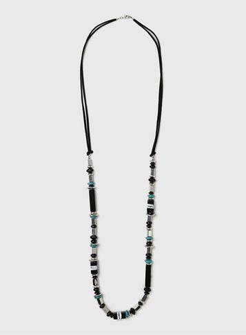 Dorothy Perkins Green Beaded Necklace
