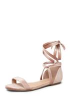 Dorothy Perkins Nude 'fresno' Ankle Tie Sandals