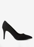 Dorothy Perkins Black New Lower Heel Wide Fit 'electra' Court Shoes