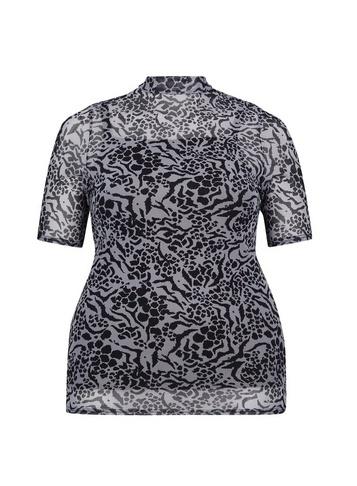 Dorothy Perkins *dp Curve Multi Colour Animal Print Mesh Top