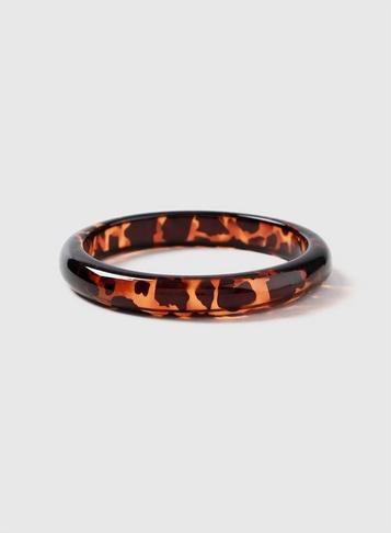 Dorothy Perkins Brown Tortoiseshell Resin Bangle