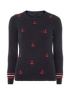 Dorothy Perkins Navy Anchor Jumper