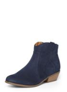 Dorothy Perkins Wide Fit Navy 'madds' Ankle Boots