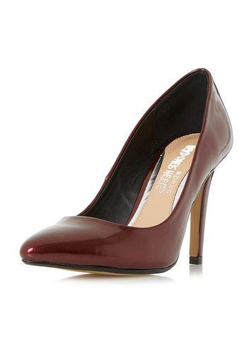 Dorothy Perkins *head Over Heels By Dune Burgundy 'alice' Court Shoes
