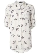 Dorothy Perkins Grey Bird Print Shirt