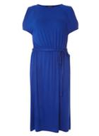 Dorothy Perkins Cobalt Cold Shoulder Midi Skater Dress