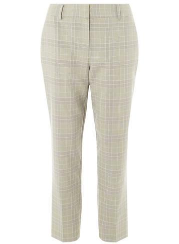 Dorothy Perkins Lilac Check Ankle Grazer Cropped Trousers
