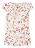Dorothy Perkins *billie & Blossom Curve Pink Butterfly Shell Top