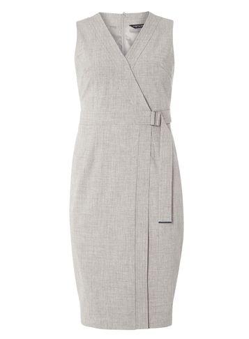 Dorothy Perkins Grey Wrap Dress