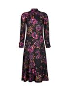 Dorothy Perkins Purple High Neck Midi Dress