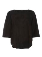 Dorothy Perkins *vero Moda Black Suede Effect Top