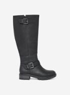 Dorothy Perkins Wide Fit Kahula Black Long Boots
