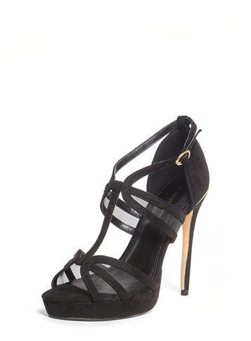 Dorothy Perkins Black 'beverly' T-bar Sandals