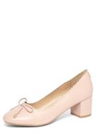 Dorothy Perkins Pink 'devine' Scallop Trim Court Shoes