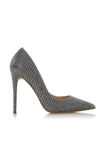 *head Over Heels By Dune Grey Aimees Ladies High Heel Shoes