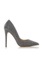 *head Over Heels By Dune Grey Aimees Ladies High Heel Shoes